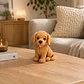 Figura Decorativa Prints Patro- Golden Retriever De Punto - Miniatura 2