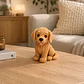 Figura Decorativa Prints Patro- Golden Retriever De Punto - Miniatura 3