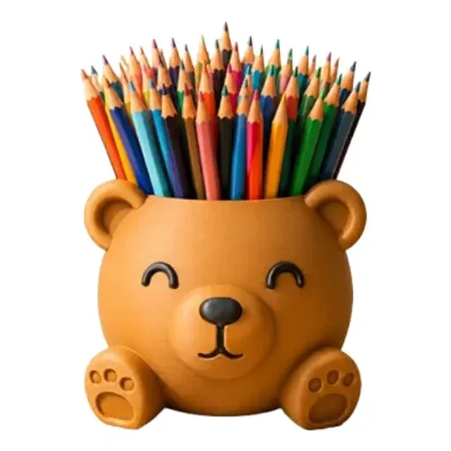 Portalápices De Oso Tierno