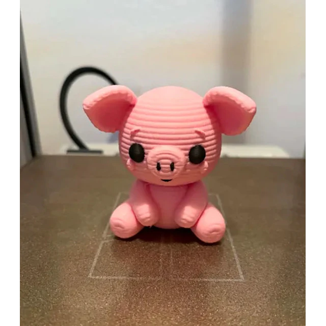 Figura Decorativa- Cerdito Tierno De Punto