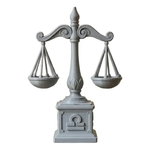 Escultura Decorativa Prints Patro- Busto Del Zodíaco Libra
