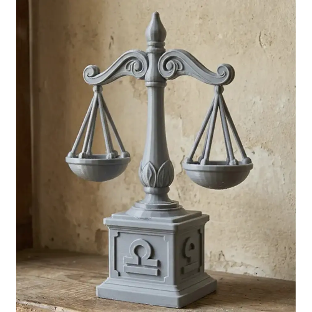 Escultura Decorativa Prints Patro- Busto Del Zodíaco Libra 2