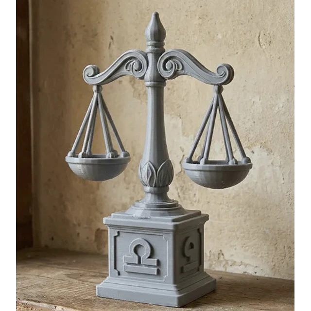 Escultura Decorativa Prints Patro- Busto Del Zodíaco Libra