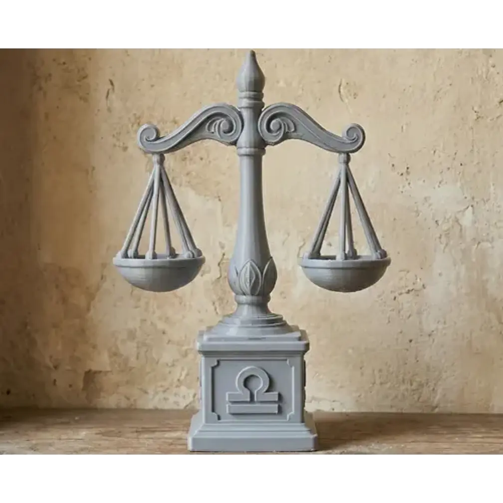 Escultura Decorativa Prints Patro- Busto Del Zodíaco Libra 3