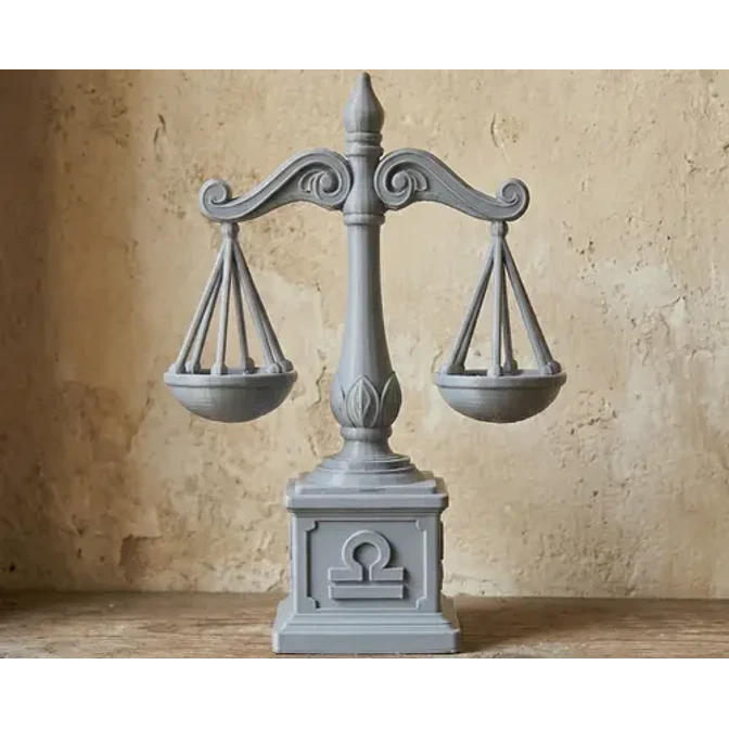 Escultura Decorativa Prints Patro- Busto Del Zodíaco Libra 3