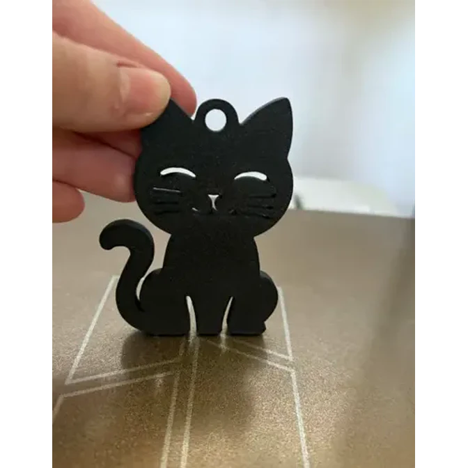 Llavero Prints Patro- Gato Negro 3