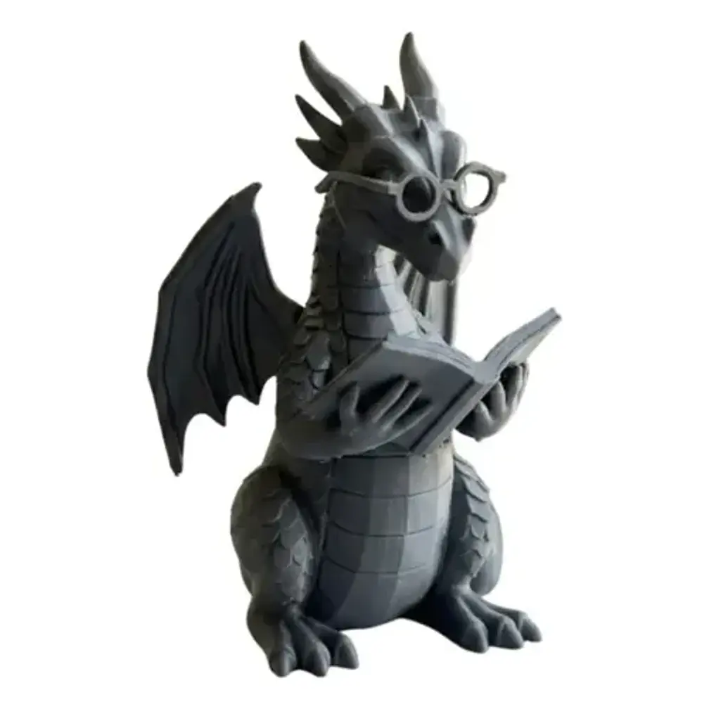 Escultura Decorativa- Dragón Lector 1