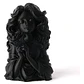 Escultura Decorativa- Niña Y Rosa - Miniatura 2