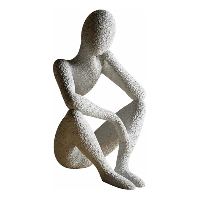 Figura Decorativa Elegante Printspatro Hombre Pensando 1