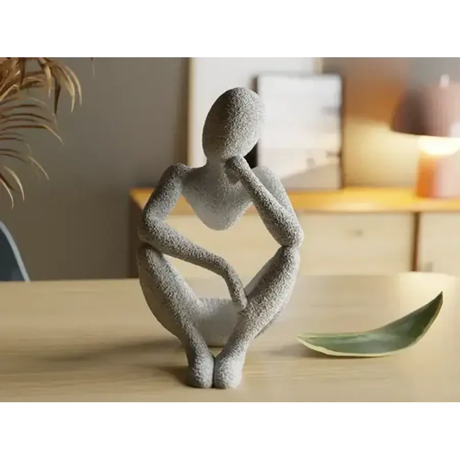 Figura Decorativa Elegante Printspatro Hombre Pensando