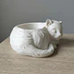 Portalápices- Gato Blanco Durmiente - Miniatura 2