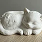 Portalápices- Gato Blanco Durmiente - Miniatura 4