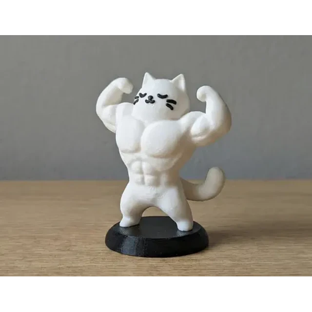 Figura Decorativa- Gato Culturista