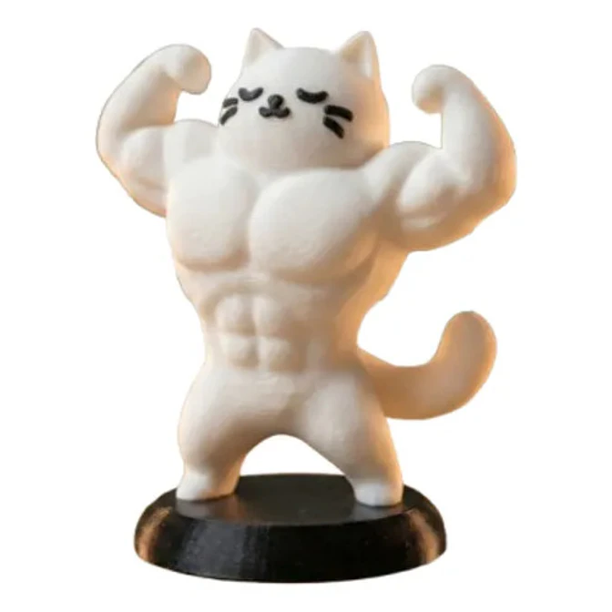Figura Decorativa- Gato Culturista 4