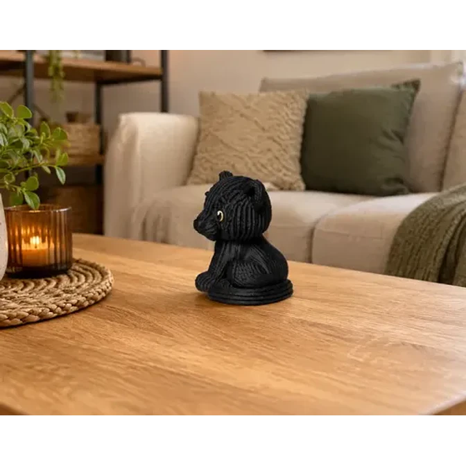 Figura Decorativa Prints Patro- Pantera De Punto 3