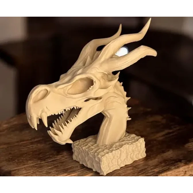 Figura Decorativa- Cabeza De Dragón 3