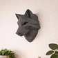 Escultura Decorativa De Pared Prints Patro- Cabeza De Lobo - Miniatura 3