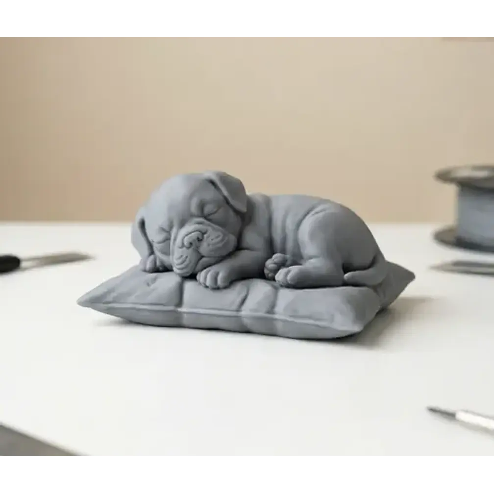 Escultura Decorativa- Cachorro Durmiente 3