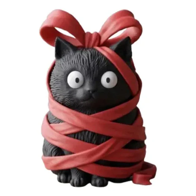 Figura Decorativa- Gato Travieso Atado