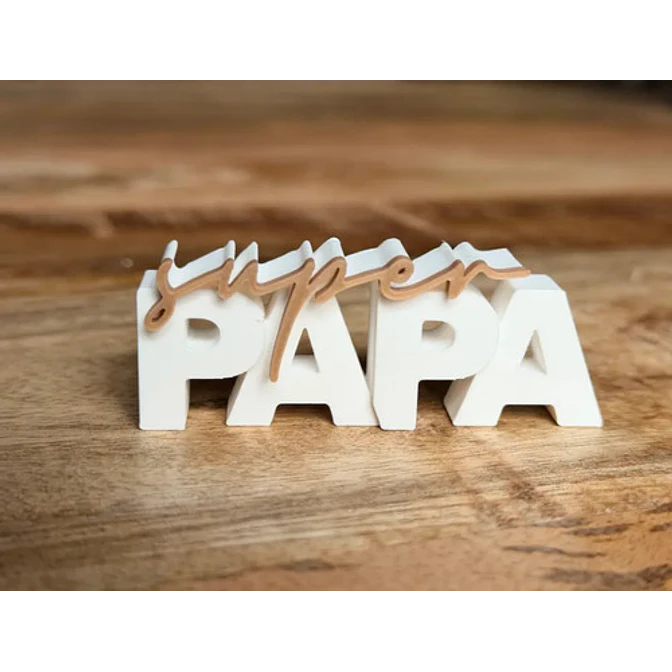 Escultura Decorativa Prints Patro- Super Padre V2 3