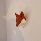 Escultura Decorativa De Pared Prints Patro- Cabeza De Zorro - Miniatura 3