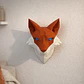 Escultura Decorativa De Pared Prints Patro- Cabeza De Zorro - Miniatura 5