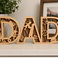 Escultura Decorativa Prints Patro- Día Del Padre - Miniatura 3