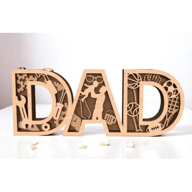 Escultura Decorativa Prints Patro- Día Del Padre 4
