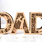 Escultura Decorativa Prints Patro- Día Del Padre - Miniatura 4