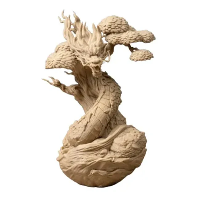 Escultura Decorativa- Bonsái Dragón
