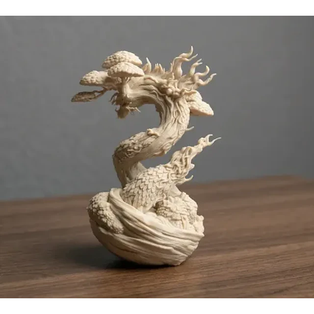 Escultura Decorativa- Bonsái Dragón