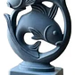 Escultura Decorativa Prints Patro- Busto Del Zodíaco Piscis - Miniatura 1