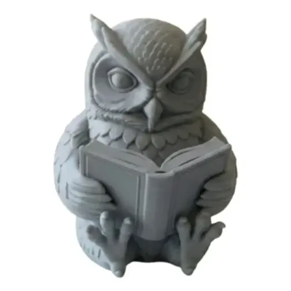 Figura Decorativa Prints Patro- Búho Lector 1