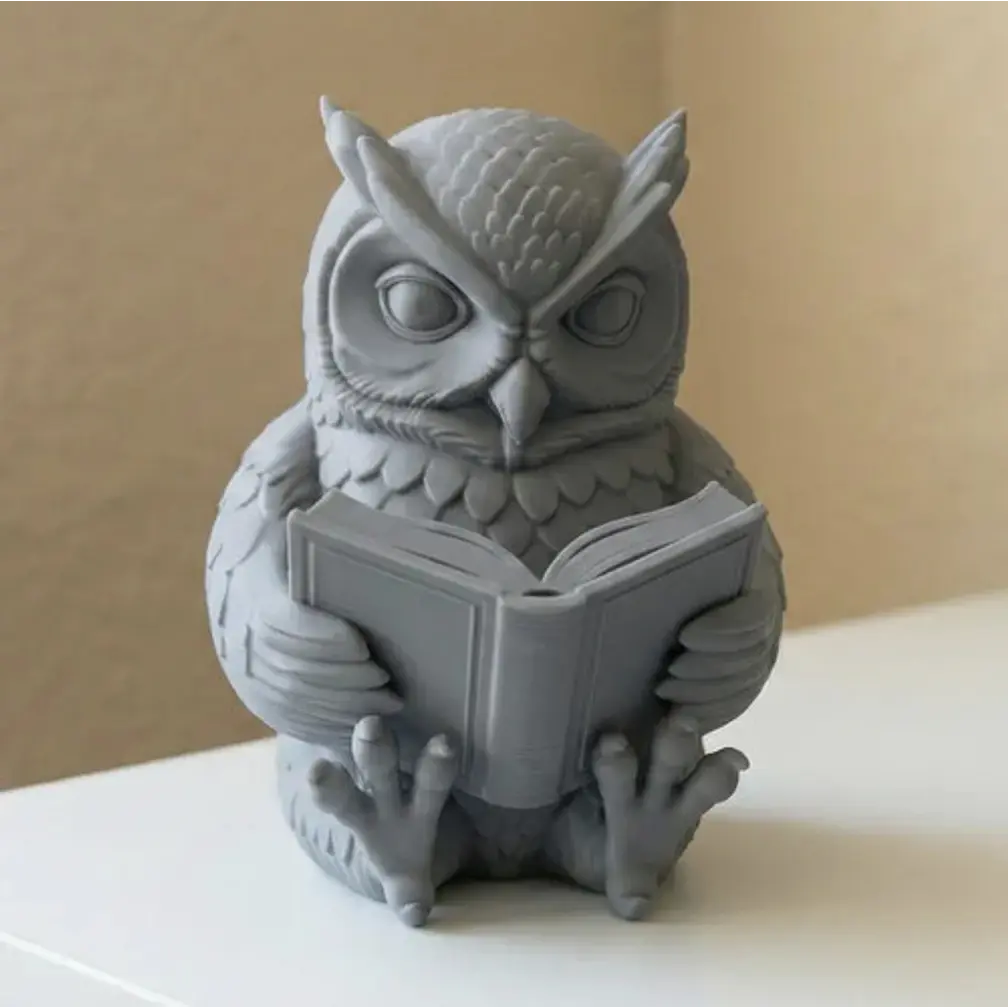 Figura Decorativa Prints Patro- Búho Lector 3