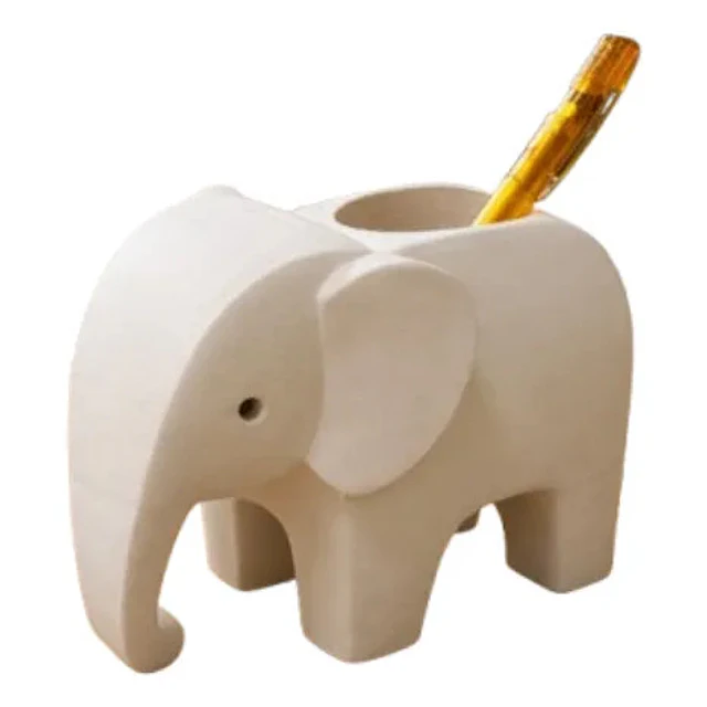Portalápices Prints Patro De Elefante Moderno