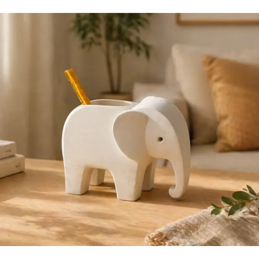Portalápices Prints Patro De Elefante Moderno