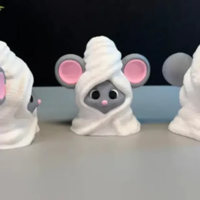 Figura Decorativa- Ratón Encantador Envuelto