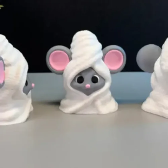 Figura Decorativa- Ratón Encantador Envuelto 1
