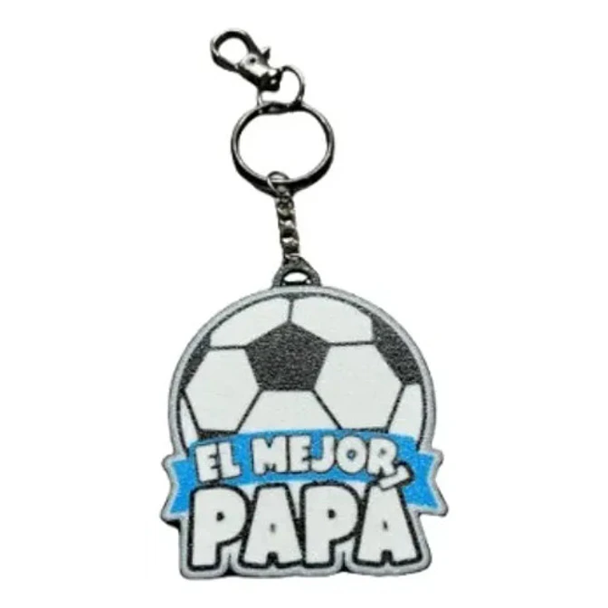 Llavero Prints Patro- Feliz Día Papá De Futbol 1