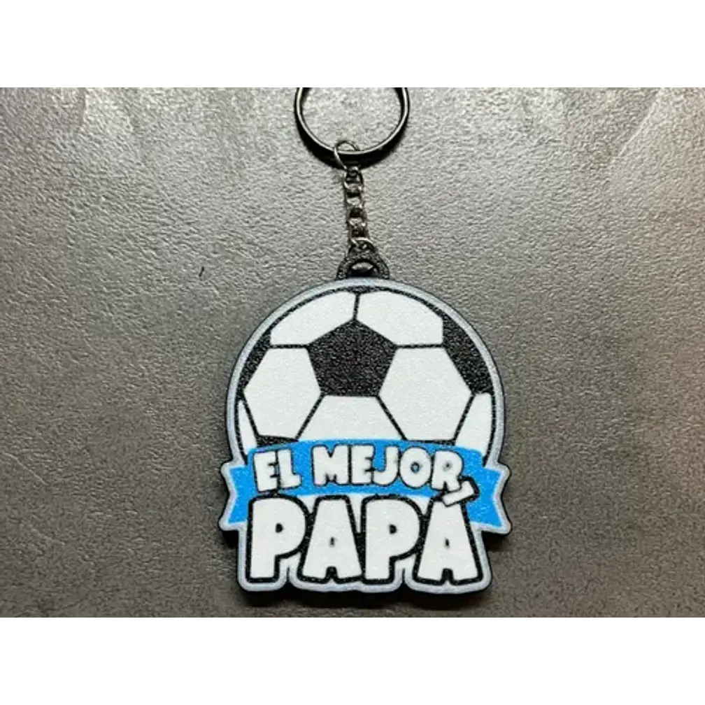 Llavero Prints Patro- Feliz Día Papá De Futbol 3