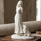 Escultura Decorativa Prints Patro- Niña Y Su Perro - Miniatura 2