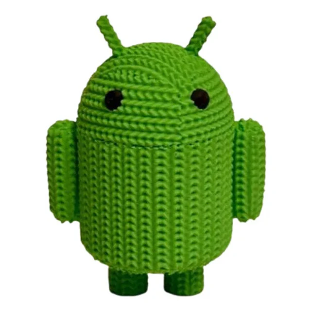 Figura Decorativa- Android Tejido