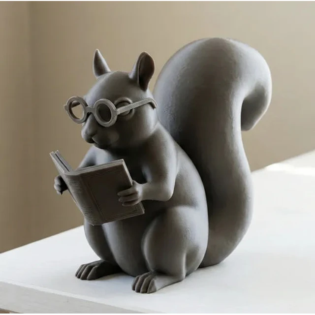 Escultura Decorativa- Animales Lectores