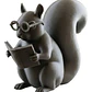 Escultura Decorativa- Animales Lectores - Miniatura 4