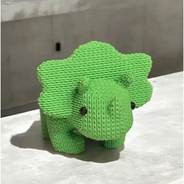 Figura Decorativa- Triceratops Tejido