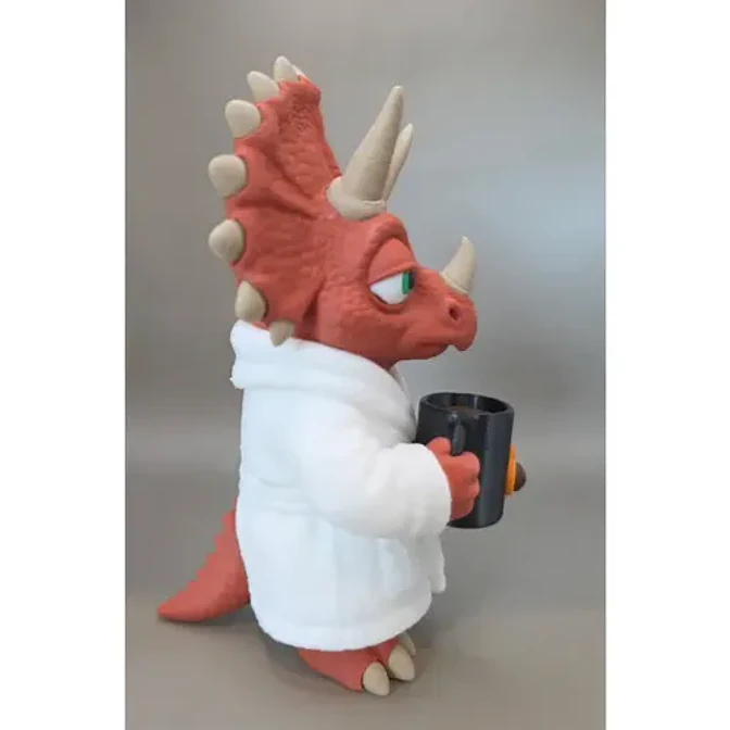 Figura Decorativa Prints Patro- Triceratops Madrugador 3