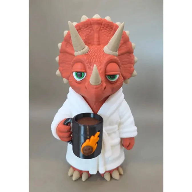 Figura Decorativa Prints Patro- Triceratops Madrugador 4