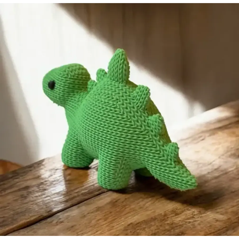 Figura Decorativa- Estegosaurio Tejido 3