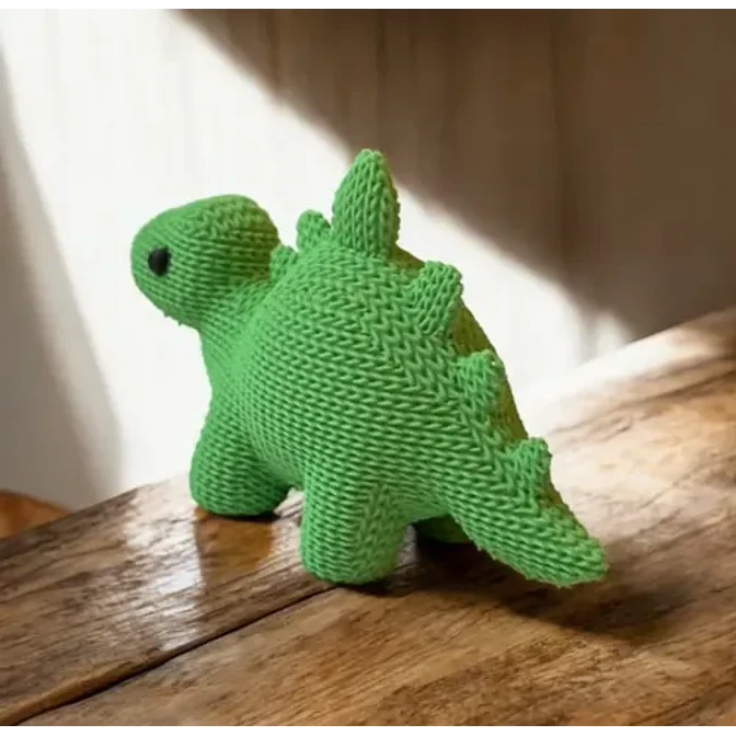 Figura Decorativa- Estegosaurio Tejido 3