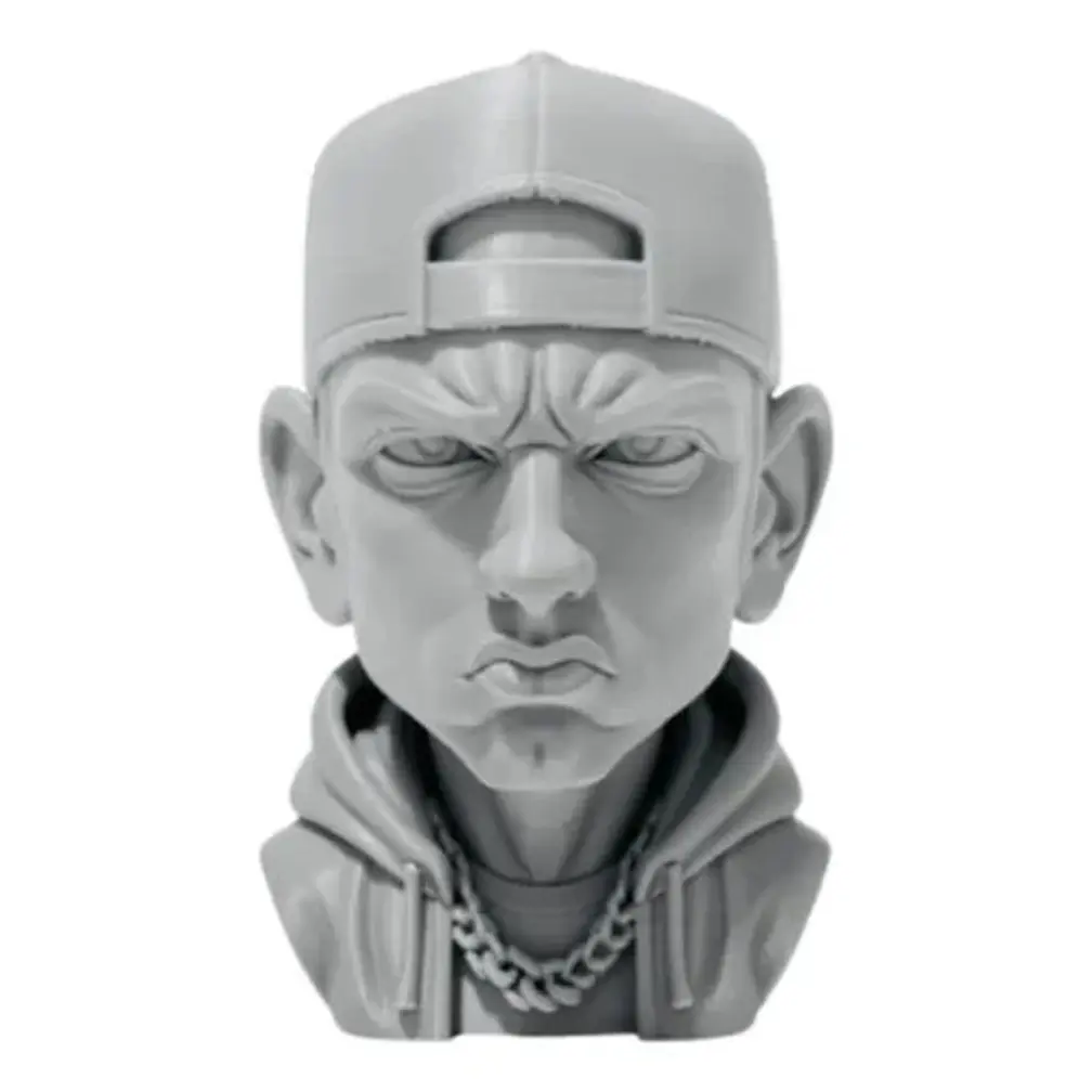 Escultura Decorativa Prints Patro- Busto De Eminem 1